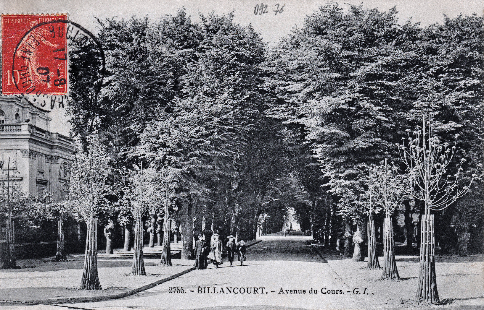 Avenue du Cours Villa Morel 1907 Steve Legere