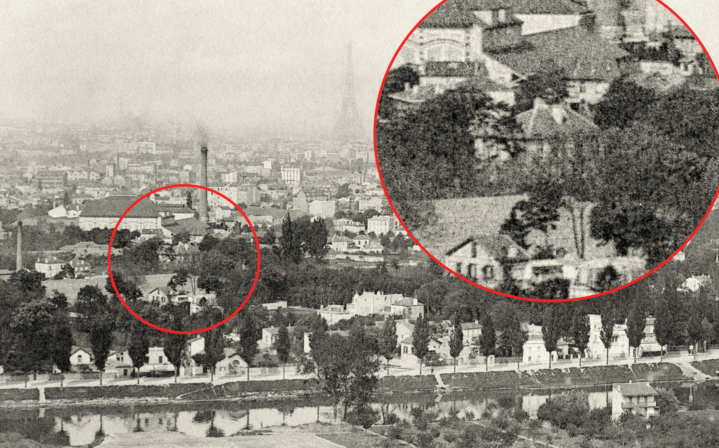 1903 Panorama depuis Meudon Bellevue Le Deley JP Lebaillif